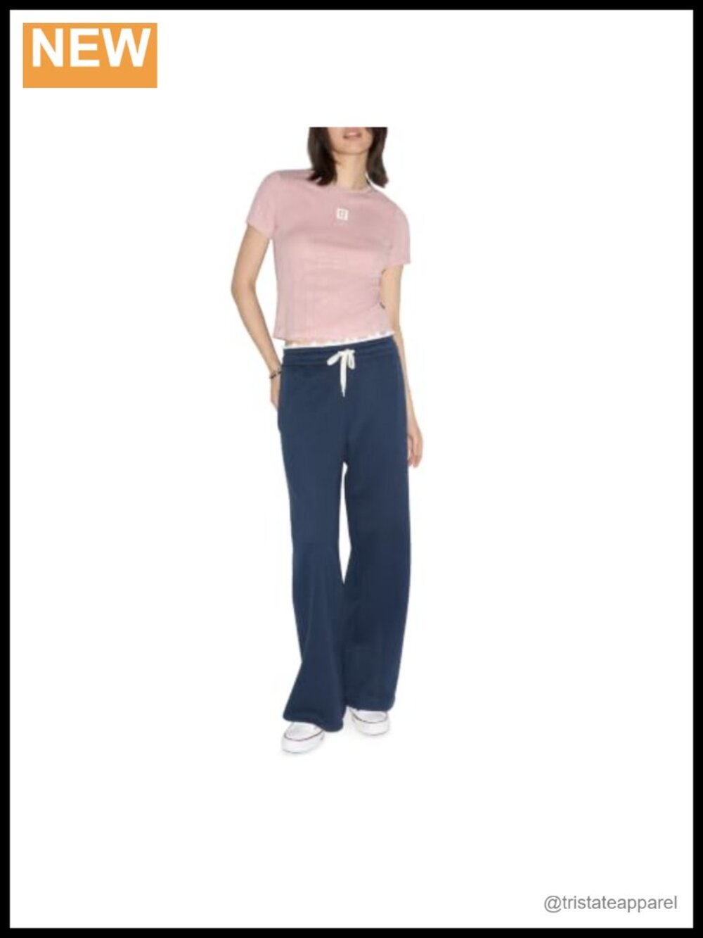 Converse Women's Utility T-Shirt Cotton Blend Slim Fit Crew Neck Short Sleeve
